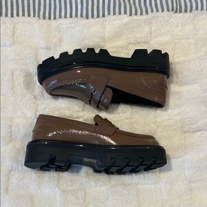 rag and bone Two Toned Lug Sole Loafers